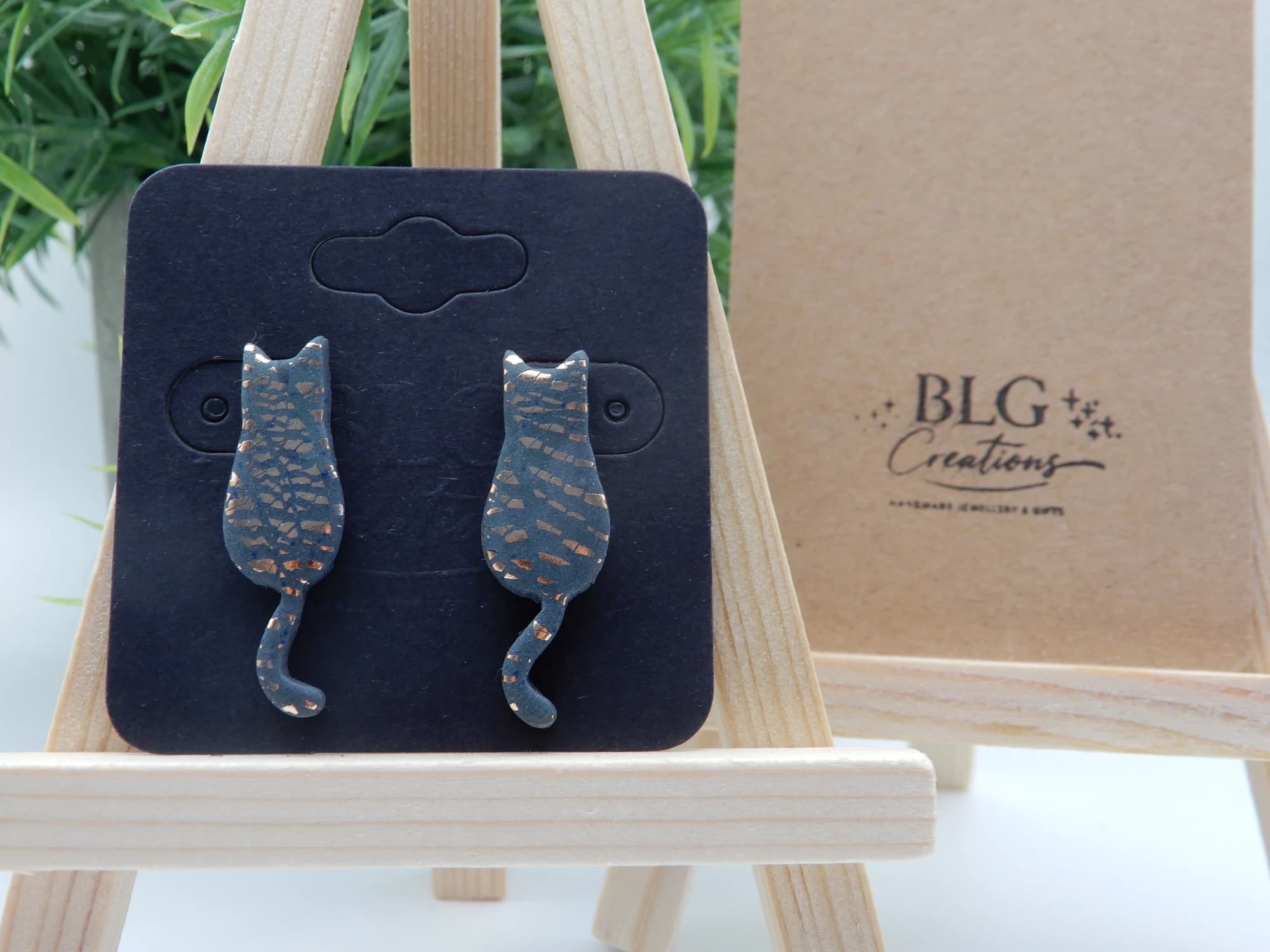 Cat Lover Stud Earrings